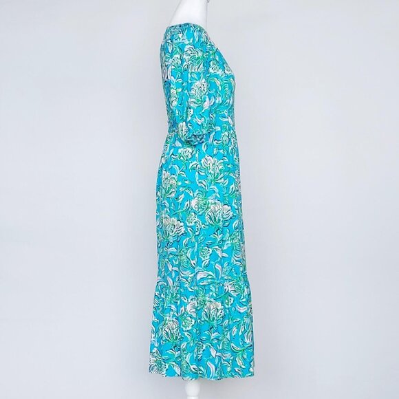 Lilly Pulitzer Women's Brantley V-Neck Midi Wrap Dress Size Small - Picture 5 of 16